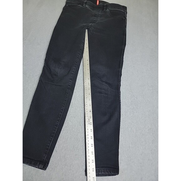 Spanx Jeans Jeggings Womens Large 31x27 M Black Skinny High Rise Stretch Modern - Picture 2 of 13